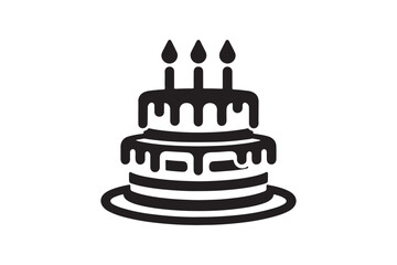 Birthday Cake silhouette vector 169.eps