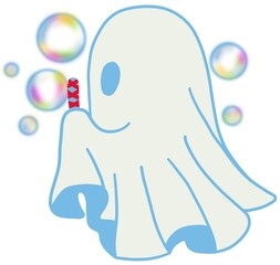 Halloween ghost so cute	
