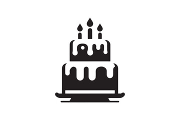 Birthday Cake silhouette vector 172.eps