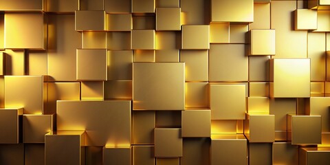 Elegant Golden Gradient Background with Rectangular Shapes for Fashion Photography