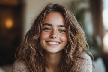 Obraz premium Feeling happy and self-confident, Generative AI