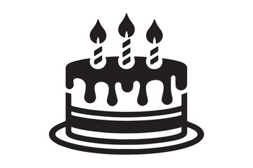 Birthday Cake silhouette vector 196.eps