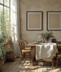 Rustic Dining Room Decor.