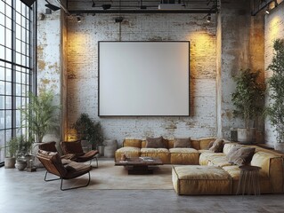 Obraz premium Modern Loft Interior.