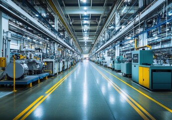 Fototapeta premium Factory Production Line.