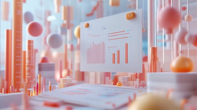resumes being evaluated by metrics, with floating graphs 