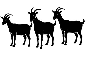 Goat Silhouettes.