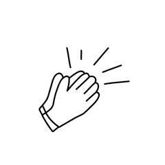 hand symbol line icon