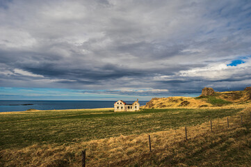 nature sceneries inside the Vatnsnes Peninsula, Iceland