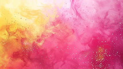 Fototapeta premium Smooth Pink and Yellow Gradient Background with Natural Transition