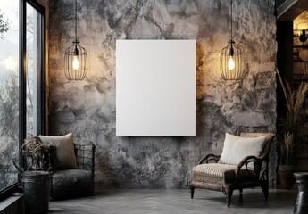 Rustic Industrial Interior.