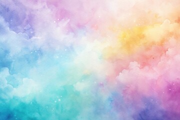 Abstract watercolor background with soft gradients in pastel colors Macro