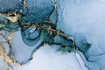 Original artwork photo of marble ink abstract art. High resolution photograph from exemplary original painting. Abstract painting was painted on HQ paper texture to create smooth marbling pattern.