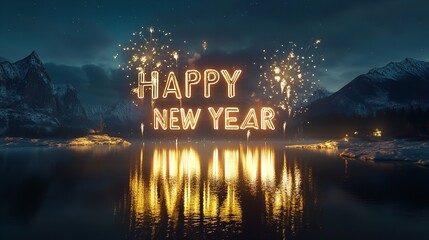 Fototapeta premium Happy New Year