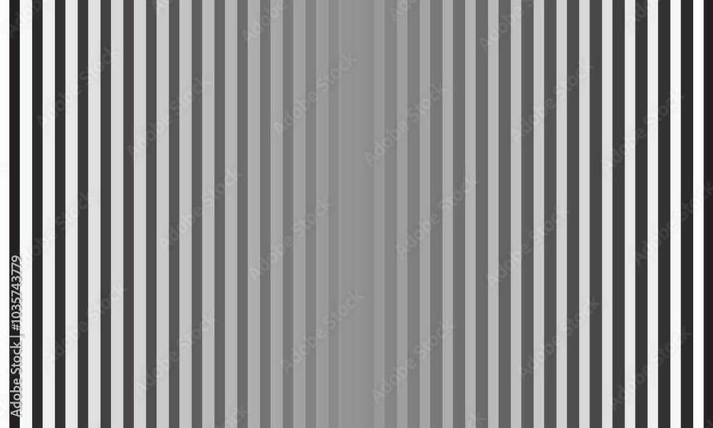 Aufkleber abstract black and white gradient vertical stripe straight line pattern on gradient background.