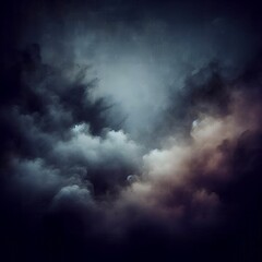 A smoky atmospheric background with a dark, mysterious ambiance. The background features White  to slightly lighter tones in the center . Subtle, soft smoke rises from the bottom, swirling gently in