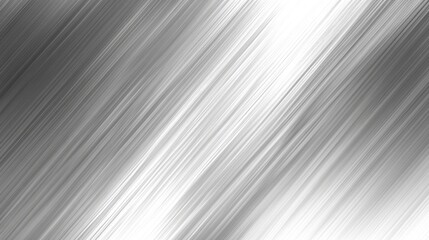 Obraz premium Metallic silver diagonal patterns layered with smooth gradients, creating a stylish and dynamic abstract vector.