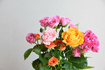 カラフルな花束