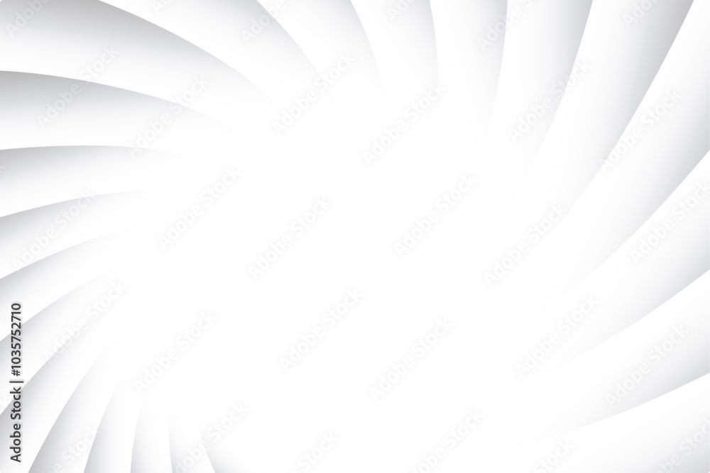 Aufkleber abstract white background with geometric round shapes in grayscale isolated color. vector illustrati