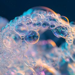 Ethereal and Fragile Soap Bubble Macro Photography Showcasing Captivating Design and Nature s Enchanting Beauty