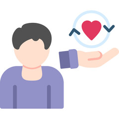 Obraz premium Giving Circle icon