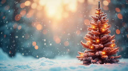 Festive Christmas Ornaments and Holiday Decorations with Sparkling Bokeh Lights – Perfect for Winter and New Year Celebrations