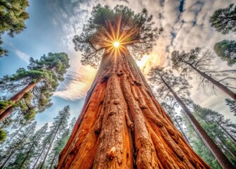 Naklejka premium Majestic McKinley: The Giant Sequoia of California's National Parks