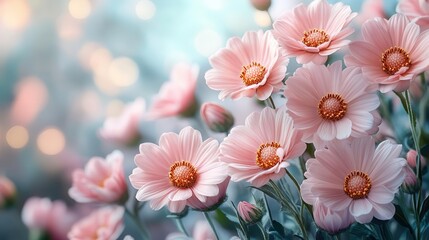 mothers day greeting card featuring pastel floral designs and soft colors leaving ample space for heartfelt messages and personal touches evoking warmth and love