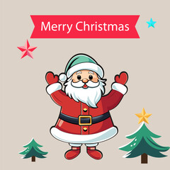 Cheerful_Santa_Claus_Stands_Before_a_Beautifully_Decorated_Christmas_Tree