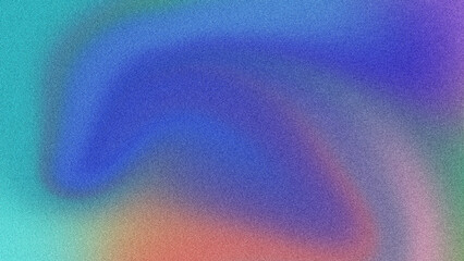 Vibrant Colors and Grainy Texture on Modern Gradient Background, Bold Gradient with Grainy Noise Texture for Poster Art