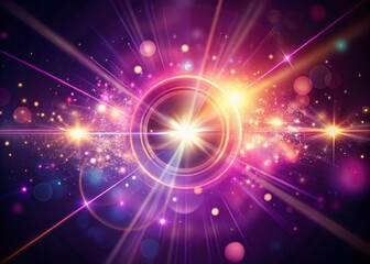 Obraz premium Minimalist Lens Flares and Sparkles for Magical Photography Effects