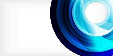 Circles, round elements, ring shapes premium background. Vector Illustration For Wallpaper, Banner, Background, Card, Book Illustration, landing page