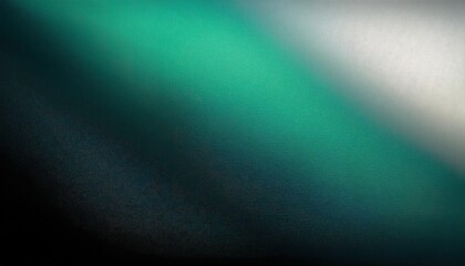 Obraz premium Vibrant Teal to Black Gradient with Subtle Pixel Texture and Light Fade Effect. Abstract Modern Background for Digital Design, Web Banners, and Copy Space with High Contrast and Smooth Transition