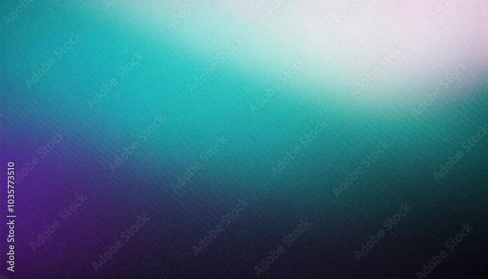 Aufkleber Vibrant Gradient Texture: Abstract Teal and Purple Fade Background with Smooth Transition and Soft Light Effect for Modern Digital Designs, Presentations, Minimalist Visual Branding with Copy Space