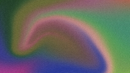 Vibrant Colors and Grainy Texture on Modern Gradient Background, Bold Gradient with Grainy Noise Texture for Poster Art