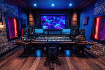 Fototapeta premium Global Financial Overview. AI generated illustration.