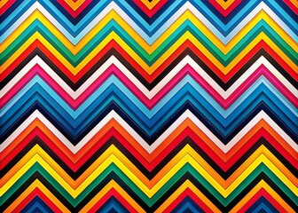 Modern Op Art Chevron Pattern for Vibrant Backgrounds and Design Projects