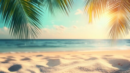 Tropical Beach Sunset.