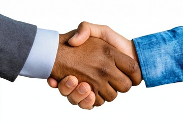 A soft watercolor painting of a handshake, symbolizing business loyalty and trust
