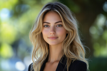 Naklejka premium portrait of a woman