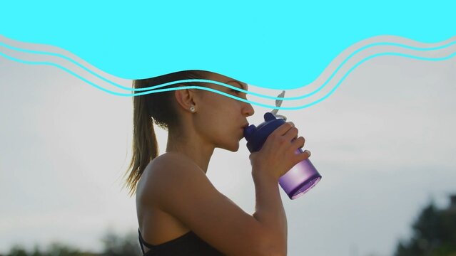 Colorful Drawn Wavy Scribble Animated Transition