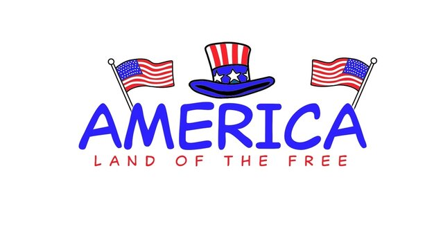 America Land of the Free Animated Title Intro