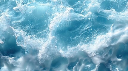 Obraz premium seamless pattern of shimmering water ripples or ocean waves creating a refreshing summer backdrop with a crystalclear overlay that adds depth and vibrancy to the aquatic theme