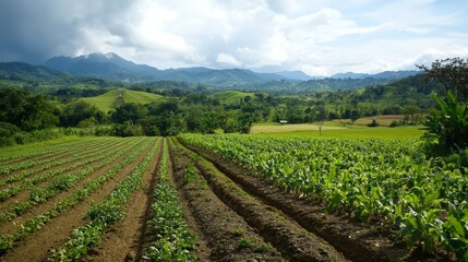 Agroforestry systems that integrate trees and shrubs into agricultural landscapes, enhancing biodiversity, soil health, and climate resilience