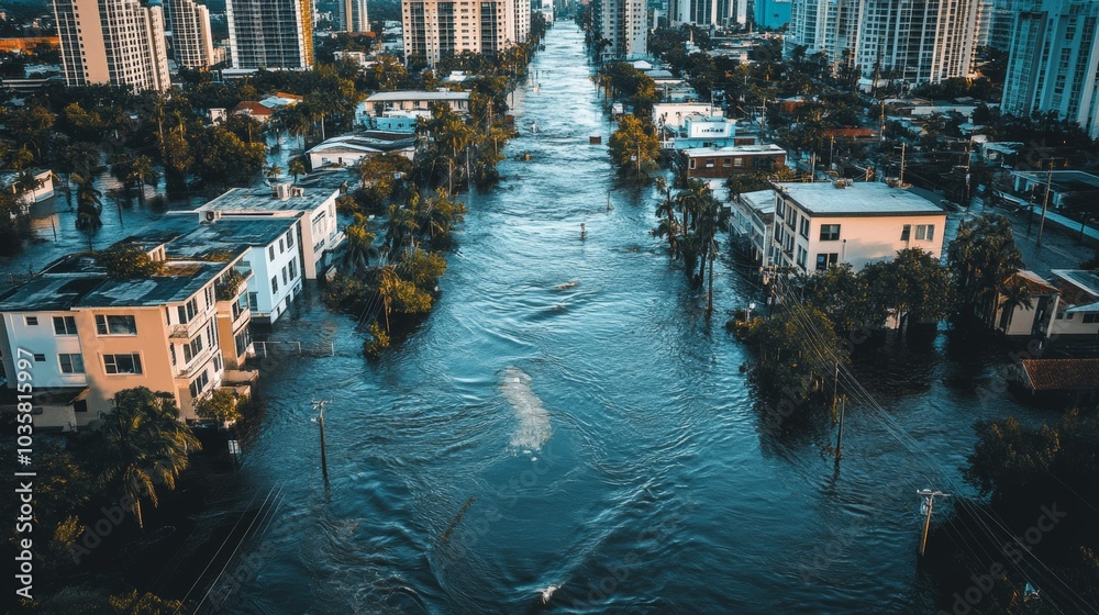 Poster climate adaptation strategies designed to mitigate the effects of climate-related disasters, focusin