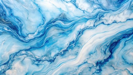 Aerial abstract blue background with swirling veins