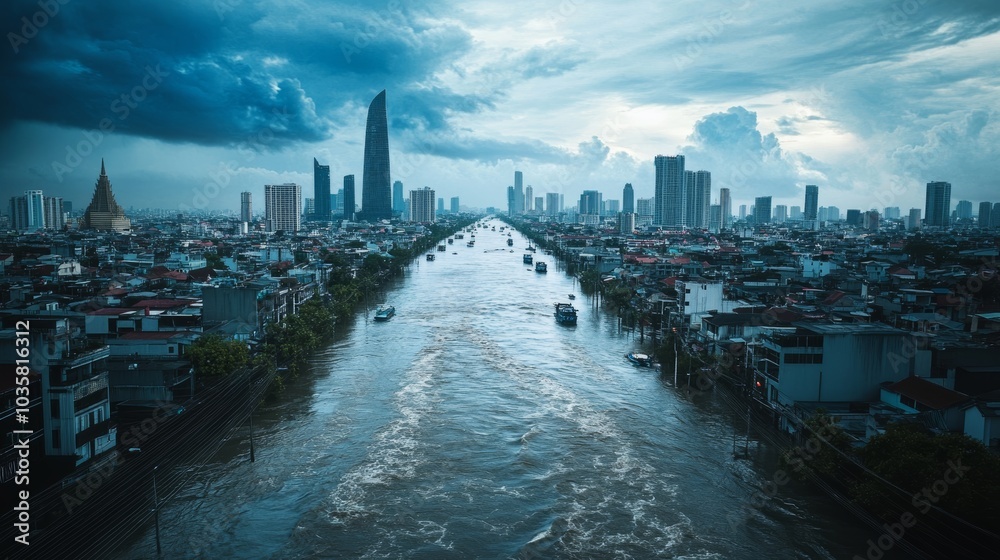 Poster climate adaptation strategies designed to mitigate the effects of climate-related disasters, focusin