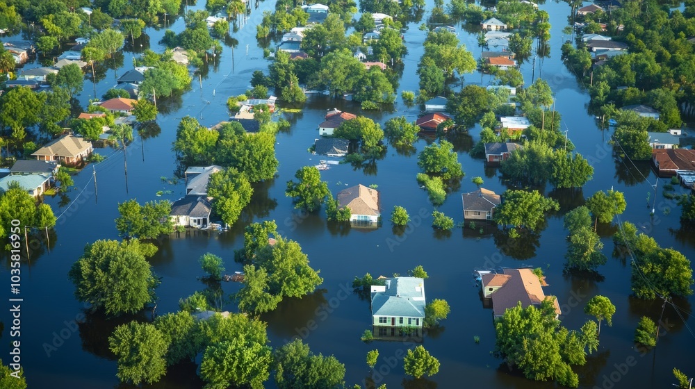 Poster climate resilience in urban planning, integrating green infrastructure and sustainable practices to 