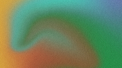 Futuristic Poster Design with Smooth Fluid Shapes and Grainy Texture, Gradient Background with Unique Grainy Noise for Posters