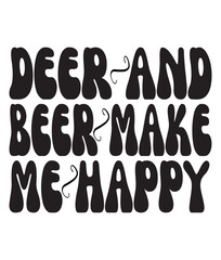 Retro, Hunting, Craft Design. T-shirt Design. Illustration